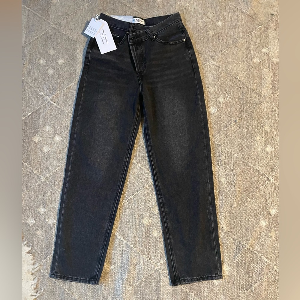 Aili Artisan Black Highrise Jeans New With Tags
